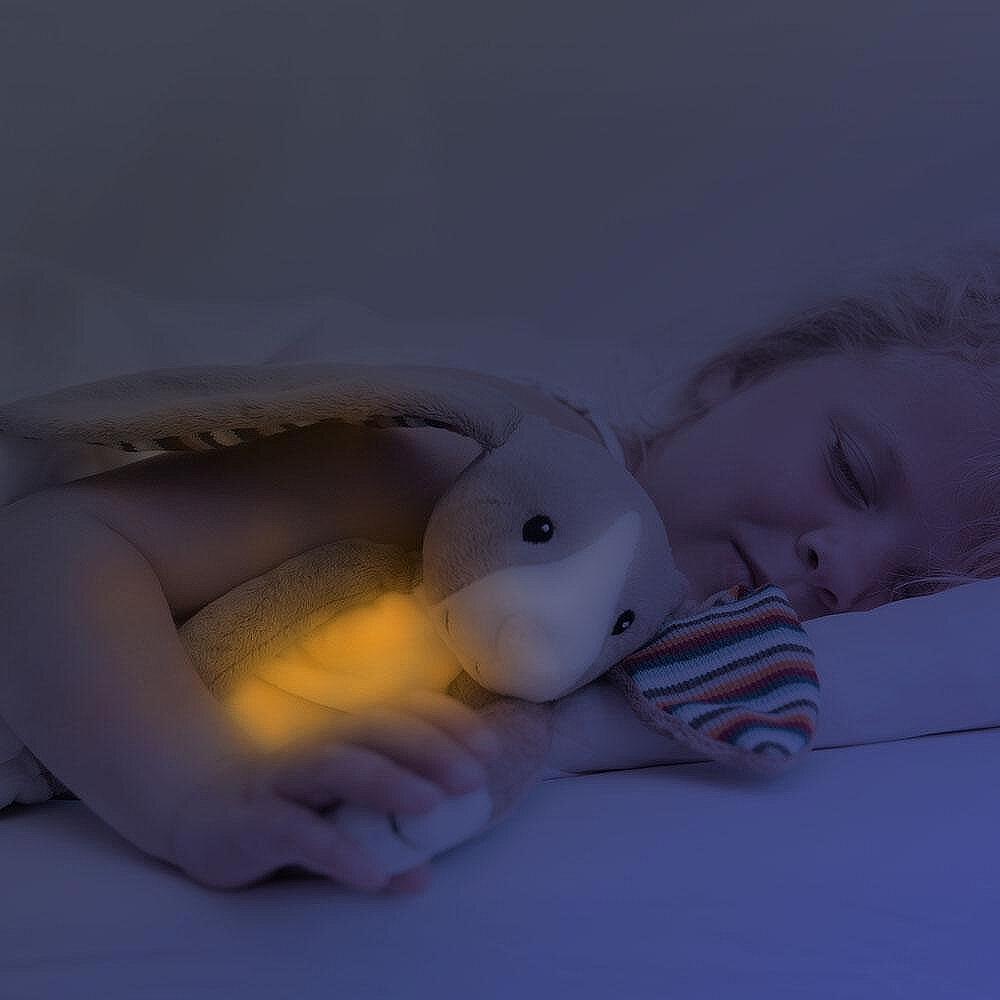 ZAZU Зайчето БО Плюшена играчка с нощна светлина с успокояващи мелодии ZA-BO-01