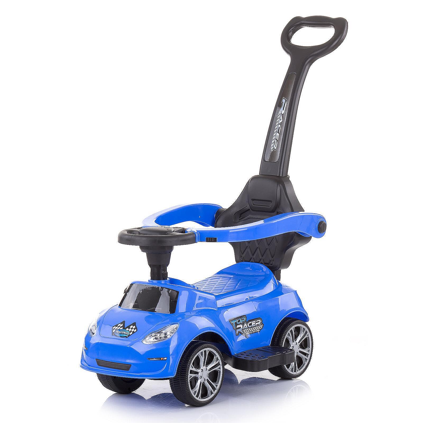 Кола за яздене с дръжка Турбо синя ROCTR02105BL