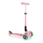 Globber Сгъваема тротинетка със светещи колела Globber Junior Fantasy Lights, пастелно розова 433-210