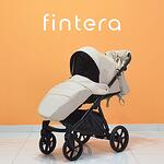 Бебешка количка Fintera Elegance, Модел 3 в 1, Еко кожа, Бежов цвят + Чанта, Дъждобран, Комарник, Поставка за чаша, Зимни ръкавици, Постелка за преповиване