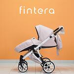 Бебешка количка Fintera City, Модел 2 в 1, Еко кожа, Розов цвят + Чанта, Дъждобран, Комарник, Поставка за чаша, Зимни ръкавици, Постелка за преповиване