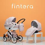 Бебешка количка Fintera City, Модел 2 в 1, Еко кожа, Светло син цвят + Чанта, Дъждобран, Комарник, Поставка за чаша, Зимни ръкавици, Постелка за преповиване-Copy