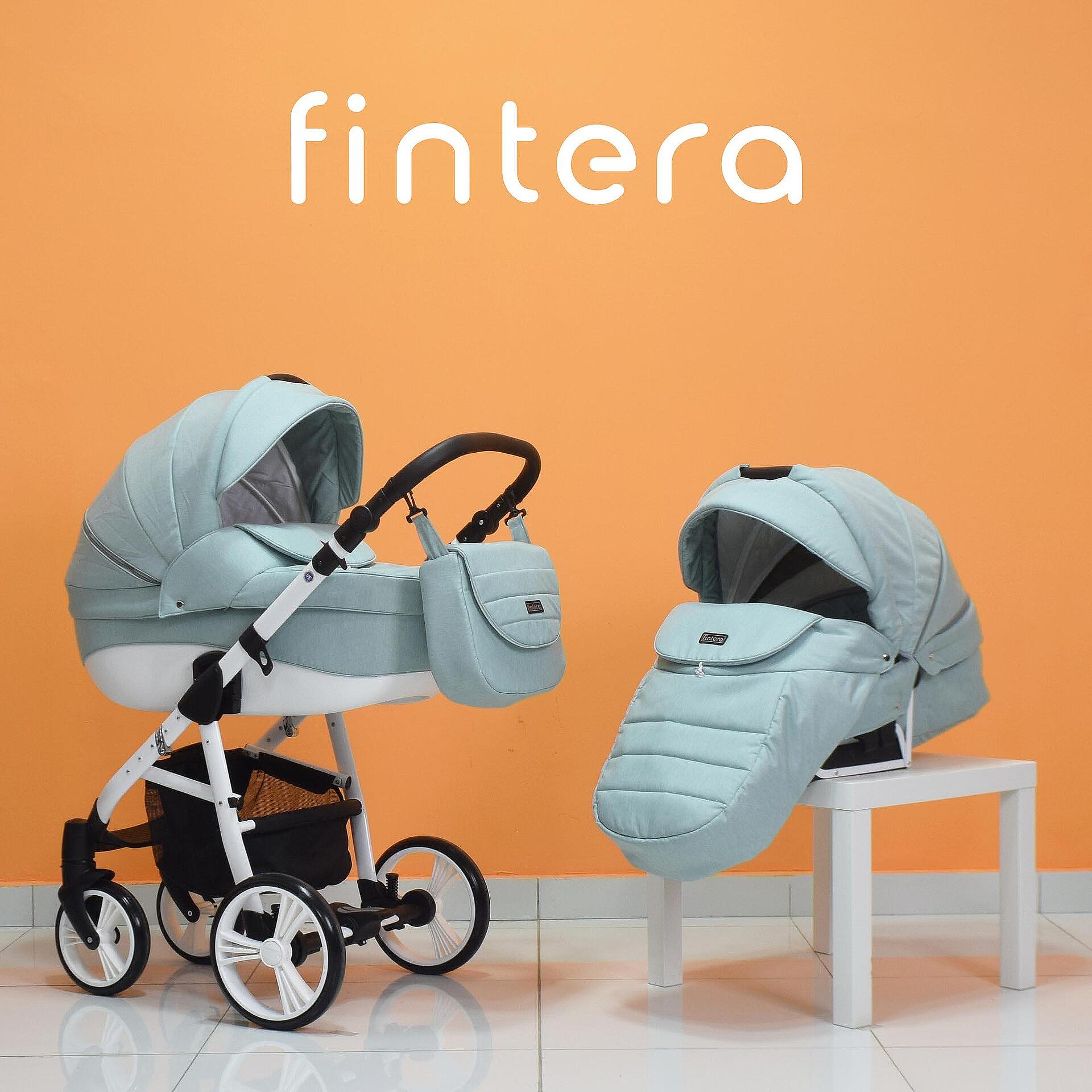 Бебешка количка Fintera Play, Модел 2 в 1, Плат, Цвят пепел от рози + Чанта, Дъждобран, Комарник, Поставка за чаша-Copy