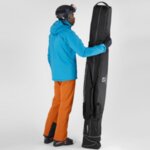 Калъф за 2 чифта ски или 1 сноуборд Salomon EXTEND 175+20 см - Черен
