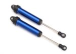 Shocks, GTR, 134mm, aluminum (blue-anodized) (fully assembled w/o springs) (fron