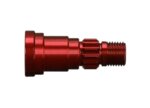 Stub axle, aluminum, red-anod ized (1), TRX7753R