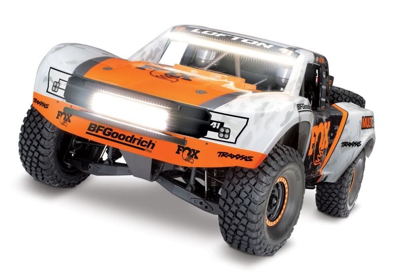 Рейсър Шорт корс трък Traxxas UDR Unlimited Desert Racer 4WD incl LED, TQi  VXL-6S (no battery/charger), FOX UDR TRX85086-4FOX