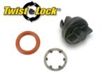 Twist Lock thumbscrew (1)/ o-ring (1)/ retaining ring (1), TRX1572