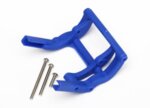Wheelie bar mount (1)/ hardware (blue), TRX3677X