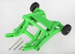 Wheelie bar, assembled (green) (fits Stampede, Rustler, Band, TRX3678A