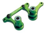 Steering bellcranks, drag link (green-anodized 6061-T6 alumi, TRX3743G