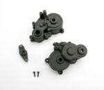 Gearbox halves (front & rear)/ shift detent ball/ spring/ 4m, TRX3991X
