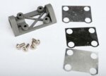 Bearing block, front (supports front shaft) (grey) / belt te, TRX4827A