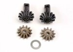Diff gear set: 13-T output gear shafts (2)/ 13-T spider gear, TRX4982