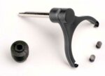 Shift fork-shaft/ shift fork pads (2)/ rubber shift shaft se, TRX4989