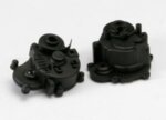 Gearbox halves (front & rear)/ rubber access plug/ shift det, TRX5391R