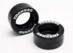 Tires, rubber (2) (fits Traxxas wheelie bar wheels), TRX5185