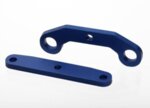 Bulkhead tie bars, front & rear, aluminum (blue-anodized), TRX6423