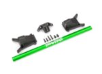 Chassis brace kit, Green (fits Rustler 4X4 and Slash 4X4 equipped with Low-CG chassis) TRX6730G