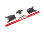 Chassis brace kit, red (fits Rustler 4X4 and Slash 4X4 equipped with Low-CG chassis) TRX6730G