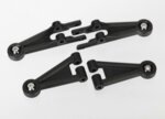 Suspension arms, front (2 lower, 2 upper, assembled with ball, TRX6931
