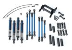 Long Arm Lift Kit, TRX-4, complete (includes blue powder coated links, blue-anod TRX8140X