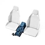 DC1 Interior Seats- Plastic (White)