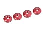 Team Corally - Alum. Body Mount Cambered Nuts - 4 pcs C-00100-053