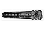 Team Corally - Chassis skin SSX8 C-00130-300