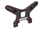 Team Corally - Shock Tower - Rear - 4mm - Alu 7075 - Hard Anodized Black/Red - 1 pc C-00140-168