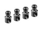 Team Corally - Ball End 4.8mm - for Anti Roll Bar - Alu. - 4 pcs C-00140-121