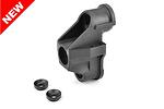 Team Corally - HD Steering Block (1pc) - Wide - Pillow Ball Cup (2pcs) - Front - Composite - 1 Set C-00180-108-1
