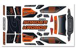 Team Corally - Body Decal Sheet  - Kronos XTR - 1 pc C-00180-380-2