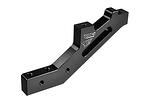 Team Corally - Chassis Brace V2 - Front - Swiss Made 7075 T6 - Hard Anodised - Black - Made In Italy - Fits all TC 1/8 Cars - 1pc C-00180-387-2