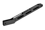 Team Corally - Chassis Brace V2 - Rear - Swiss Made 7075 T6 - Hard Anodised - Black - Made In Italy - Fits - Buggy - SWB Truck - 1pc C-00180-396-2