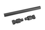 Team Corally - Chassis Tube - Rear - 130mm - Aluminum - Black - 1 Set C-00180-664
