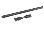 Team Corally - Chassis Tube - Front - 197.5mm - Aluminum - Black - 1 Set  C-00180-720
