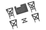 Team Corally - Center Roll Cage Mount - Chassis Tube version - Composite - 1 Set C-00180-716