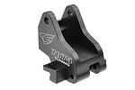 Team Corally - Chassis Brace Holder - Shock Tower Stiffener - Rear - Swiss Made 7075 T6 - Black - Made in Italy - 1 pc C-00180-828