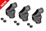Team Corally - HD Steering Block - Wide - Pillow Ball Cup (6) - Front - Composite - Set of 3 pcs C-00180-916