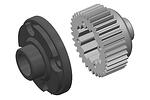 Team Corally - Diff Gear - Metal - Diff Gear Cover - Composite - 1 Set C-00250-071