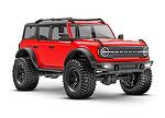TRX-4M 1/18 Scale and Trail Crawler Ford Bronco 4WD Electric Truck with TQ Red TRX97074-1RED