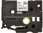 ЛЕНТА ЗА ЕТИКЕТНИ ПРИНТЕРИ BROTHER ТИП TZ - 36 mm BLACK ON WHITE TAPE - P№TZE261