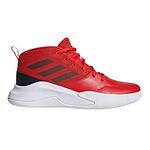 Мъжки високи спортни обувки за баскетвол ADIDAS OWNTHEGAME Червено естествена кожа