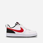 Спортни обувки NIKE COURT BOROUGH LOW 2 Бяло с черни и червени акценти