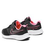 Детски спортни обувки NIKE STAR RUNNER 2 Черно с розови акценти