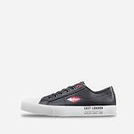 Ниски кожени кецове LEE COOPER Черно