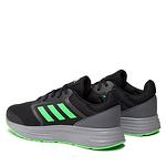 Мъжки спортни обувки ADIDAS GALAXY Черно със сиви и зелени акценти