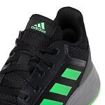 Мъжки спортни обувки ADIDAS GALAXY Черно със сиви и зелени акценти