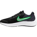 Спортни обувки Nike Star Runner Черно със зелен акцент